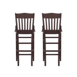 Jericho Brown Bar Stools (Set of 2)
