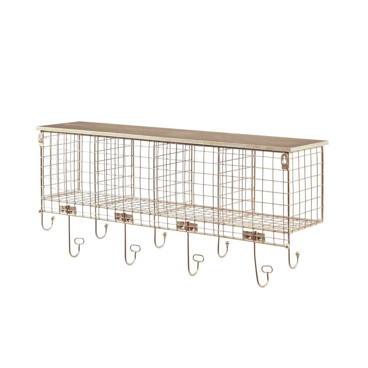 4 Cubby Wall Shelf