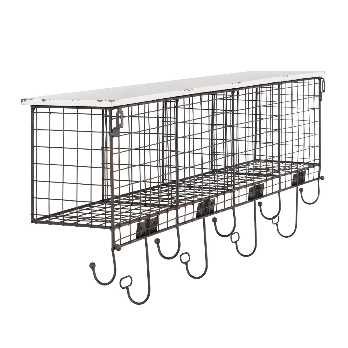 4 Cubby Wall Shelf