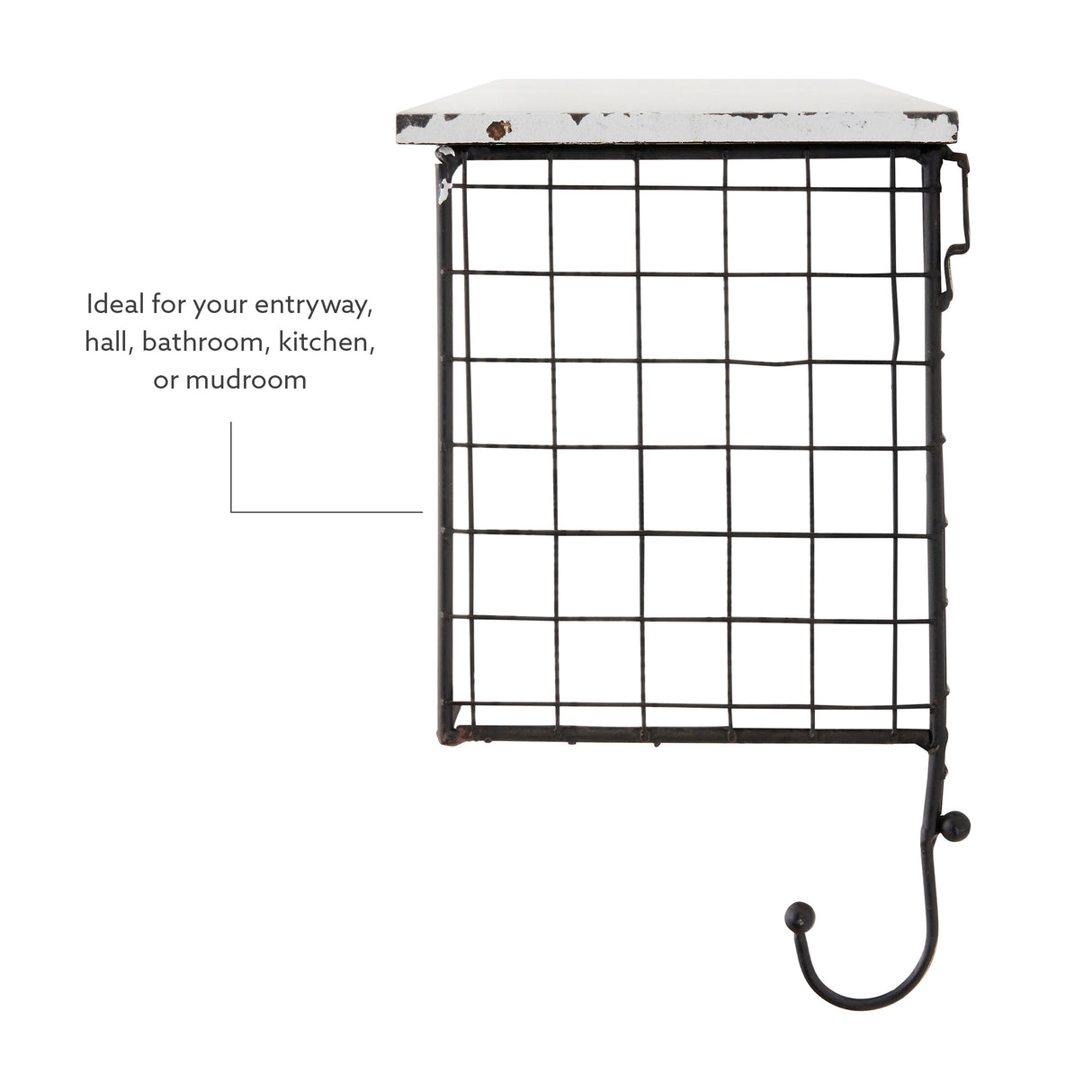 4 Cubby Wall Shelf