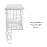 4 Cubby Wall Shelf