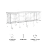 4 Cubby Wall Shelf