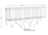 4 Cubby Wall Shelf