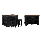 Penda Kitchen Island w/Stools