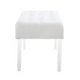 Ella Glitz Acrylic Leg Bench