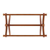 Boone Oak Blanket Rack