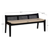 Beaux Cane Back Bench