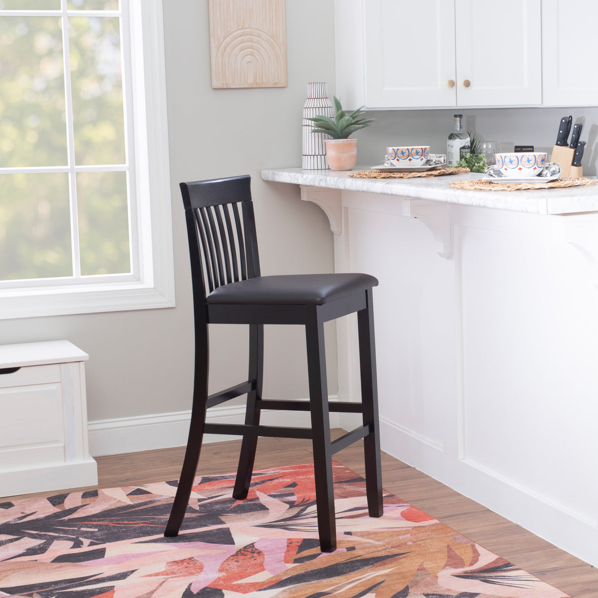 Torino Mission Back Stool
