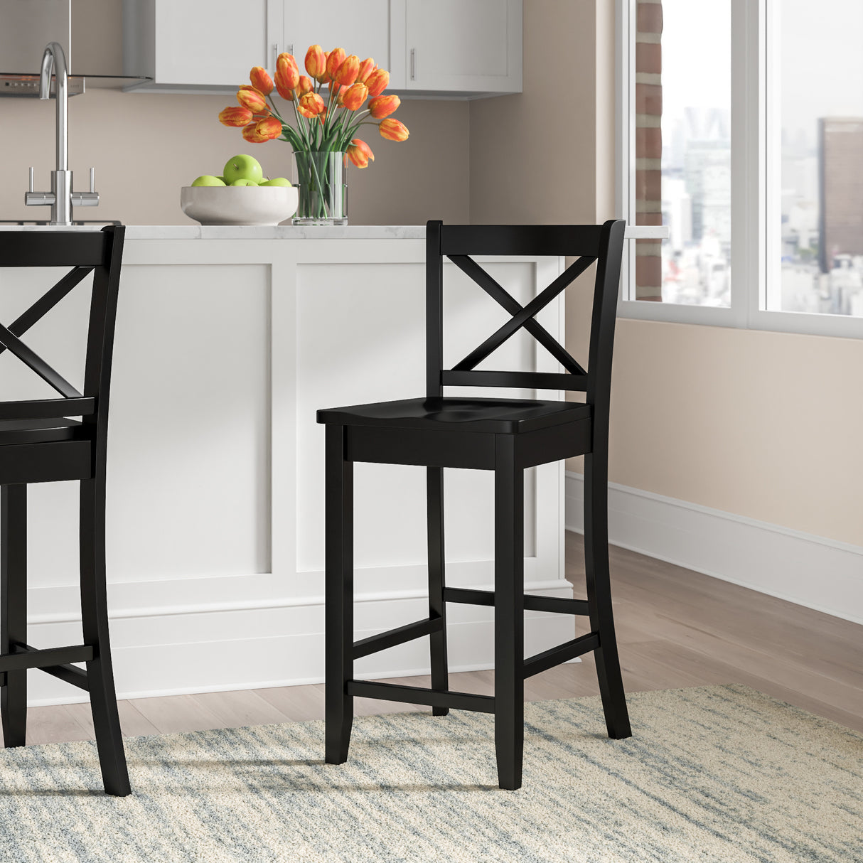 Torino X Back Stool