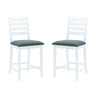 Felicia White Counter Stools (Set of 2)