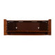 Shayla Walnut Storage Bench Split Seat