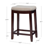 Claridge Linen Stool