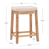 Claridge Linen Stool