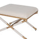 Campaign Gold Rope Stool