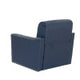 Carter Swivel Faux Leather Accent Chair