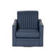 Carter Swivel Faux Leather Accent Chair