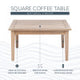 Svana Natural Square Coffee Table