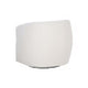 Skyler White Sherpa Swivel Chair