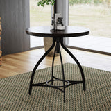 Haywood Gray Round Adjustable Bar Table