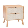 Claudette 2 Drawer Nightstand