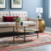 Cleo Natural Black Two-Tiered Coffee Table