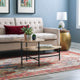 Cleo Natural Black Two-Tiered Coffee Table