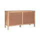 Heidi Natural 2 Door Carved Cabinet