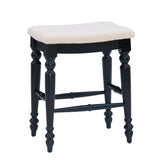 Marino Antique Backless Bar or Counter Stool