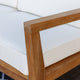 Cannon Teak 2 or 3 Seater Sofa With Cushions