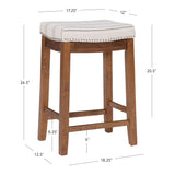 Claridge Linen Stool