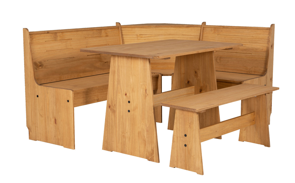 Willow Natural Corner Nook Set