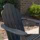 Adirondack Black 1 Chair 1 Table Set
