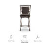 Townsend Dark Brown Adjustable Stool (Set of 3)