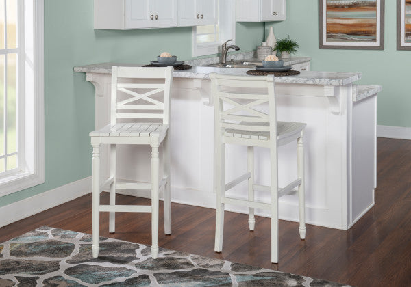Sullivan White Stool