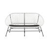 Anson White Loveseat