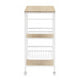 Taylor White Small Kitchen Cart