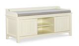Shirley Antique White Storage Bench