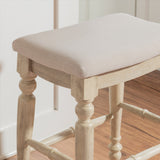 Marino Antique Backless Bar or Counter Stool