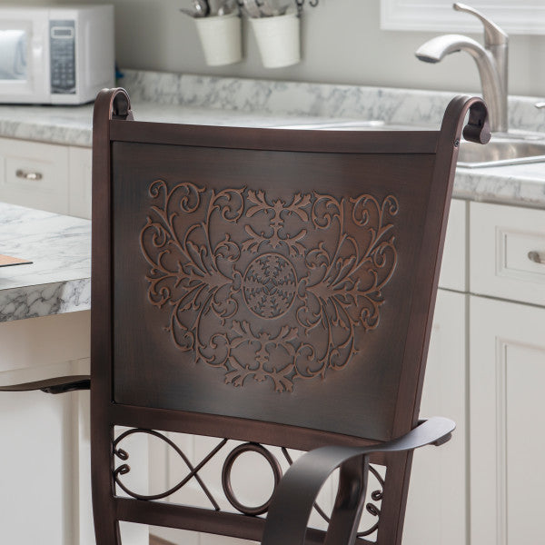 Beatrix Big And Tall Armed Stool