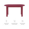 Adirondack Outdoor Coffee Table