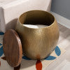 Dreyfus Drum Side Table With Storage