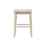 Marino Antique Backless Bar or Counter Stool