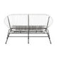Anson White Loveseat