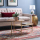 Cleo Natural Black Two-Tiered Coffee Table