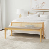 Beaux Cane Back Bench
