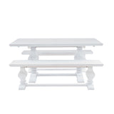 Banks 3 Piece Dining Table 2 Benches