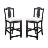 Jax Brown Upholstered Counter Stool (Set of 2)