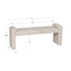 Lollie Corduroy Bench