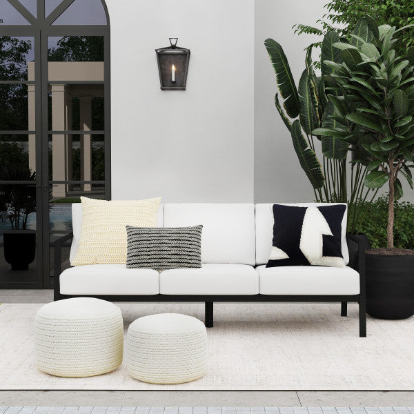 Alora Aluminum 3 Seater Sofa