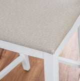 Felicia White Counter Stools (Set of 2)